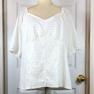 C Eyelet Blouse